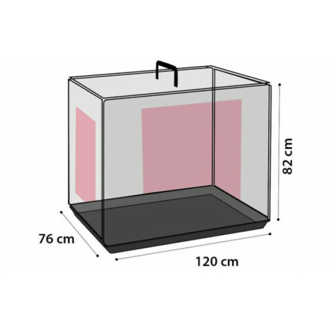 Cage pour chien Coloris Noir 2 portes