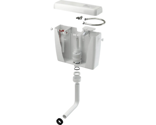 WC-reservoir, dubbele spoeltechniek, 3/6/9L, wit