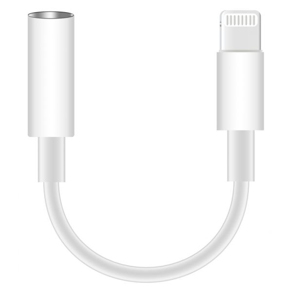 Cabo Adaptador iPhone Lightning -> Jack 3,5mm Fêmea - CAB-IPH-JACK