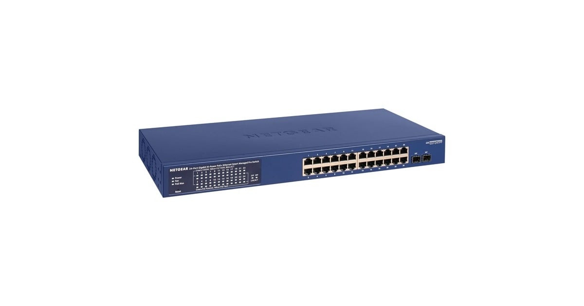 NetgearGS724TPP switch  (Blauw)