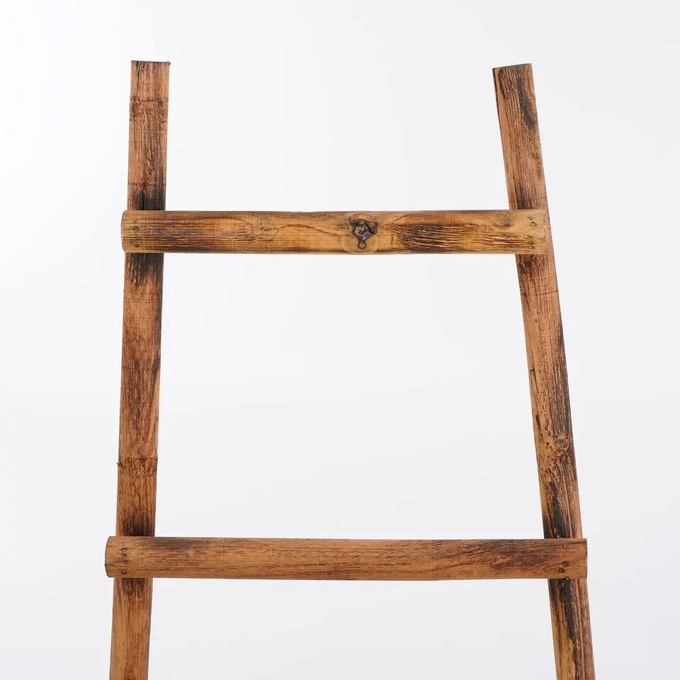 House of Seasons Ladderrek - L29 x B49 x H119 cm - Bruin