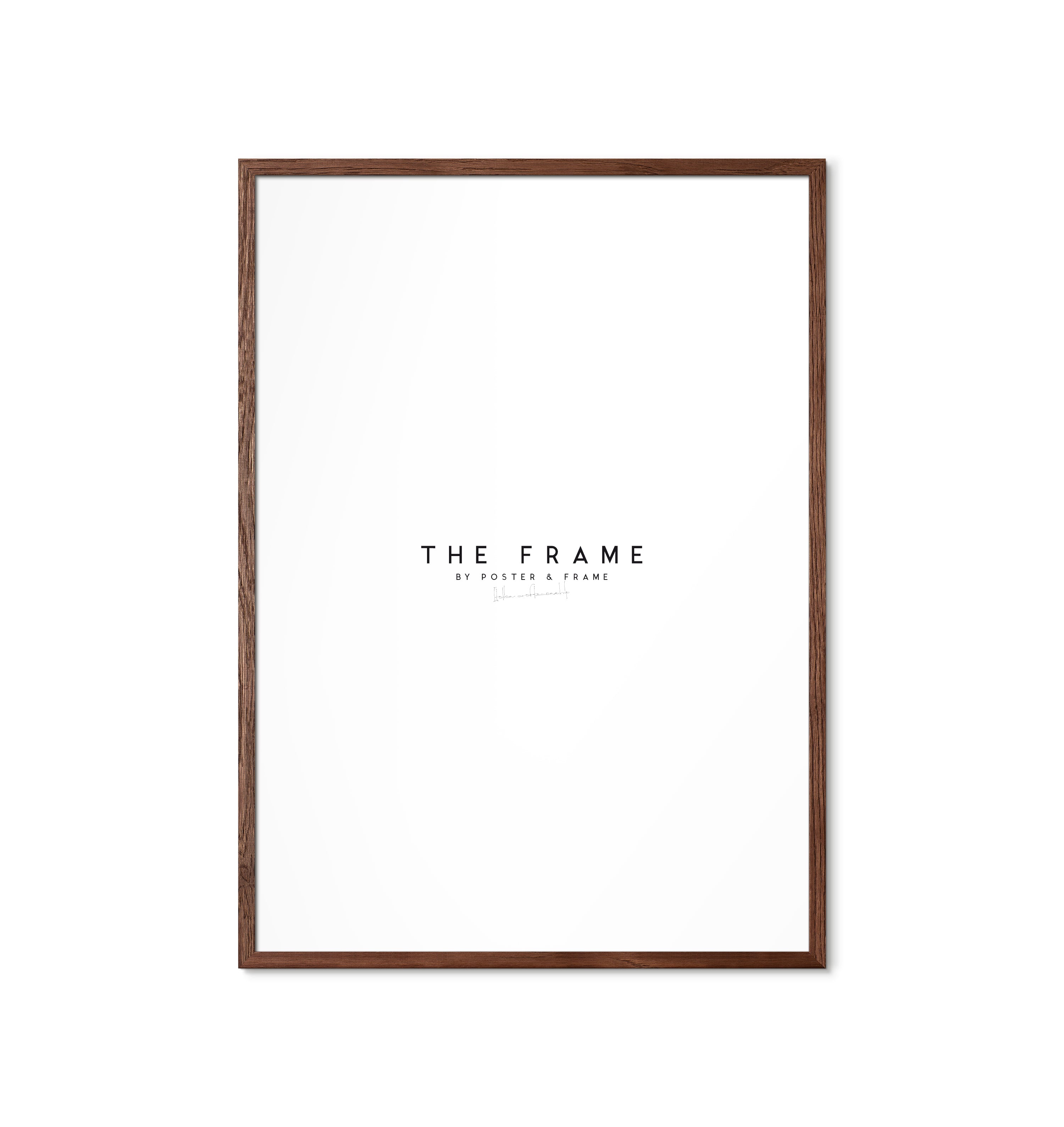 Poster & Frame  Træramme - mørk eg