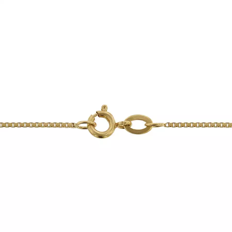 trendor Kreuz Anhänger für Kinder Gold 333 mit plattierter Halskette gold