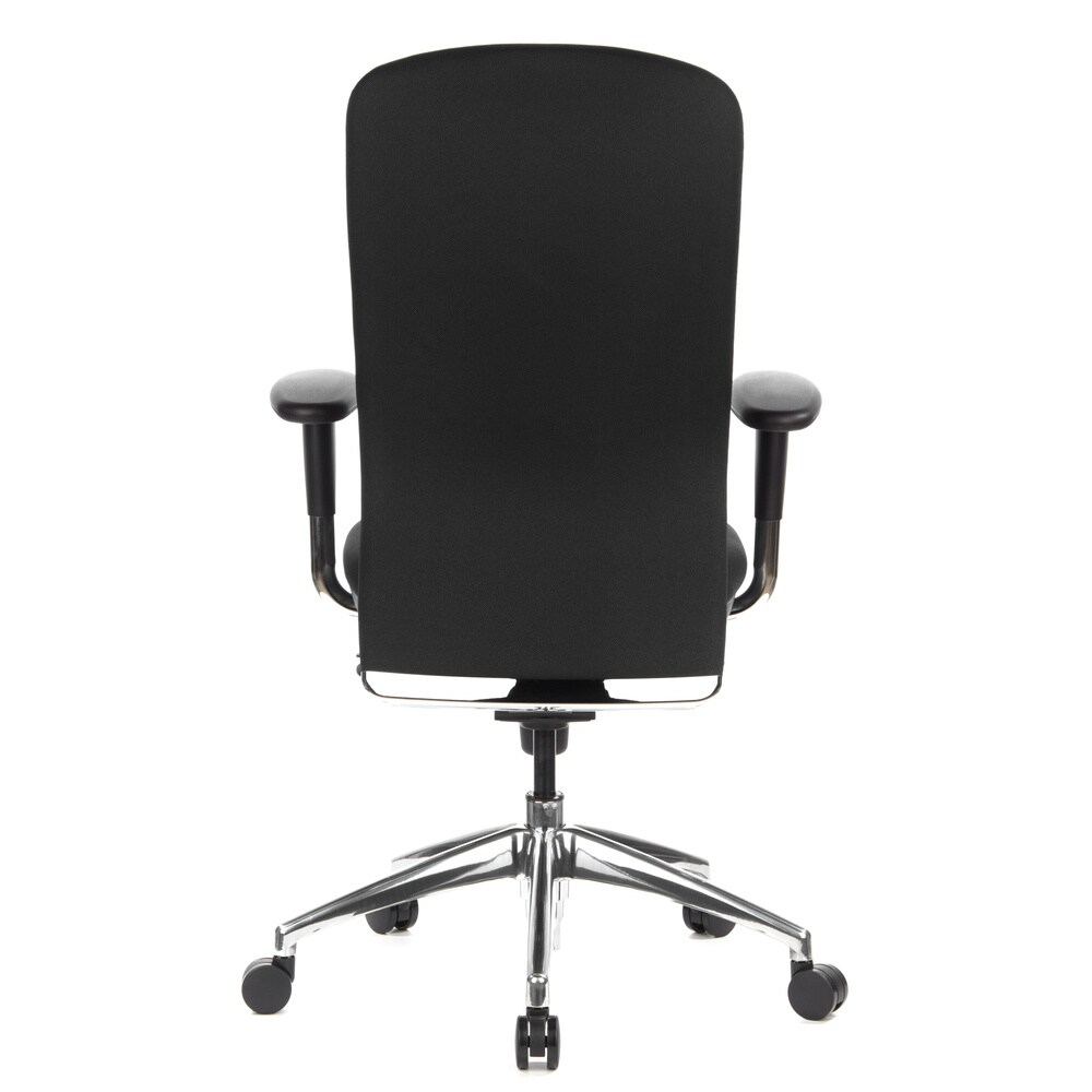 High End Bürostuhl HIGH-TEC Stoff mit Armlehnen (höhenverstellbar) hjh OFFICE