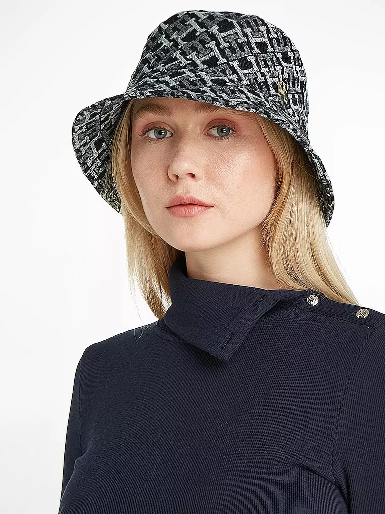 TOMMY HILFIGER Fischerhut - Bucket Hat dunkelblau