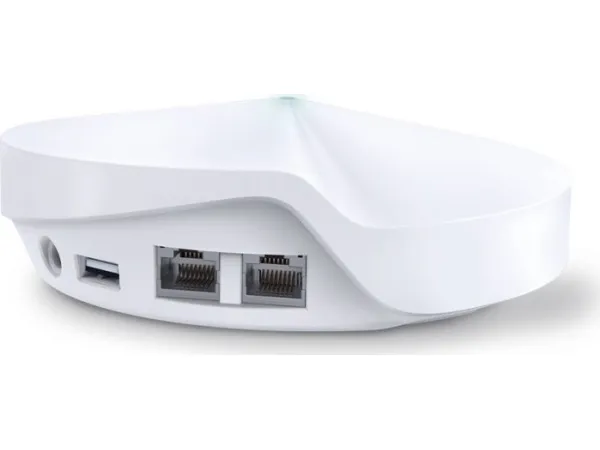 TP-Link Deco M9 Plus - Wi-Fi-system (2 routere) - op til 4500 sq.ft - mesh - GigE, ZigBee - 802.11a/b/g/n/ac, Bluetooth 4.2, ZigBee Home Automation 1.2 - Tri-Band