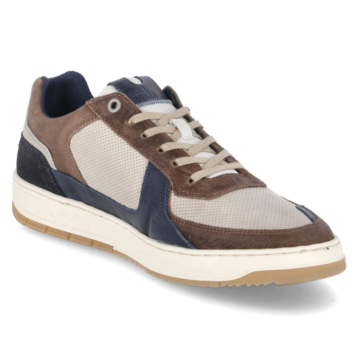 BullboxerLow Sneaker - Grey - Dark Brown