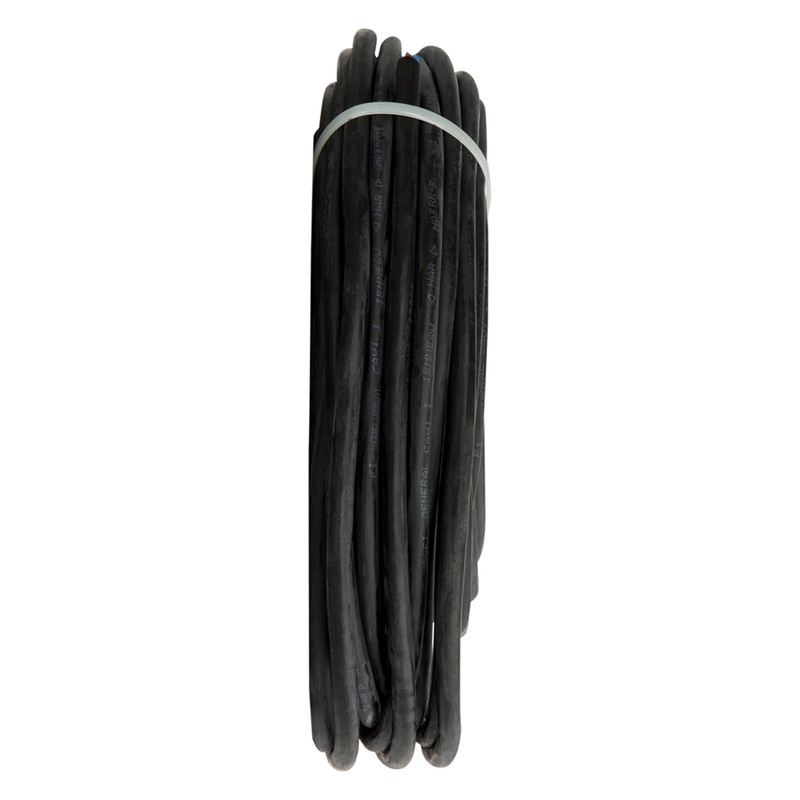 Rubber kabel 20m 3x1,0mm² zwart