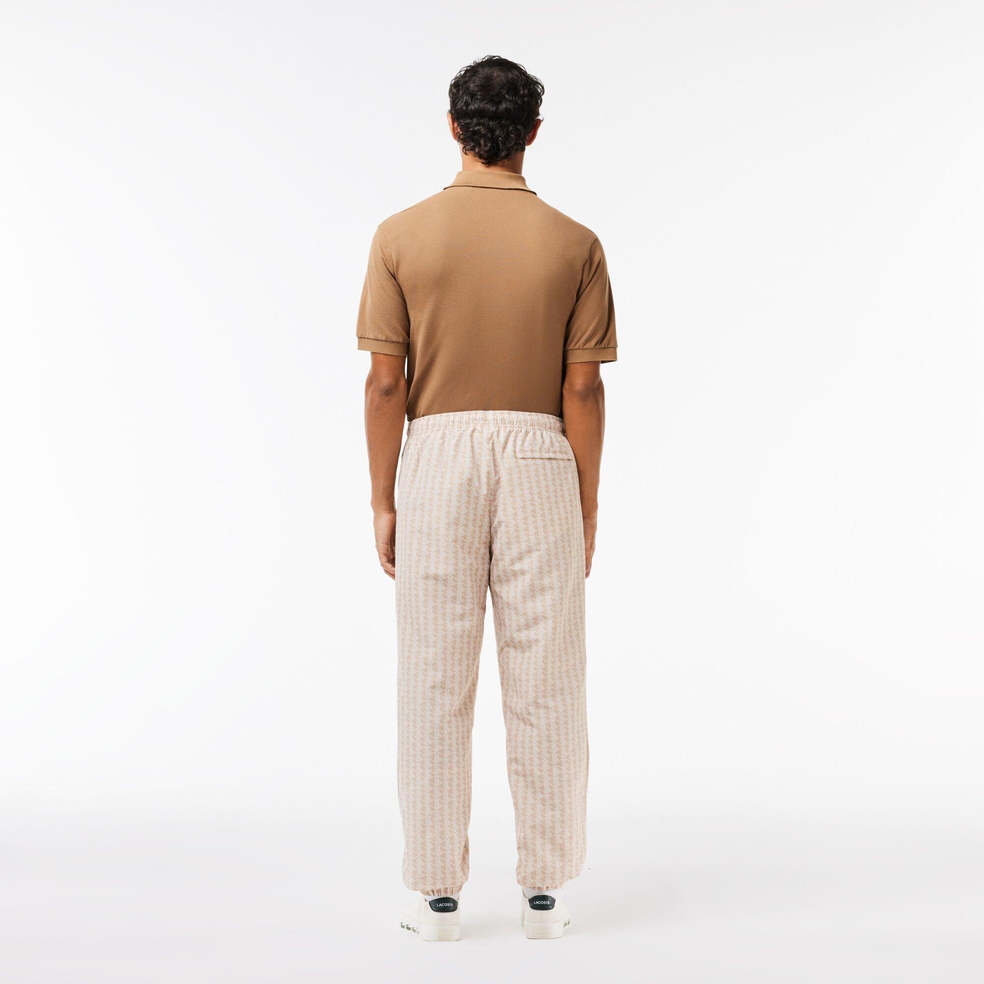 Lacoste Monogram Print Tracksuit Bottoms