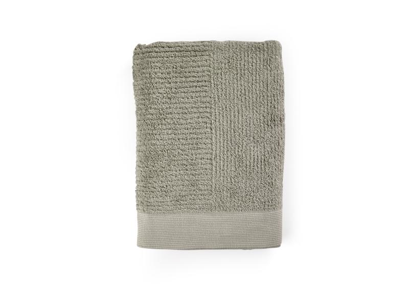 Zone Denmark Duschtuch Classic 70 x 140 cm, Eukalyptusgrün Duschtuch aus 100% Baumwolle