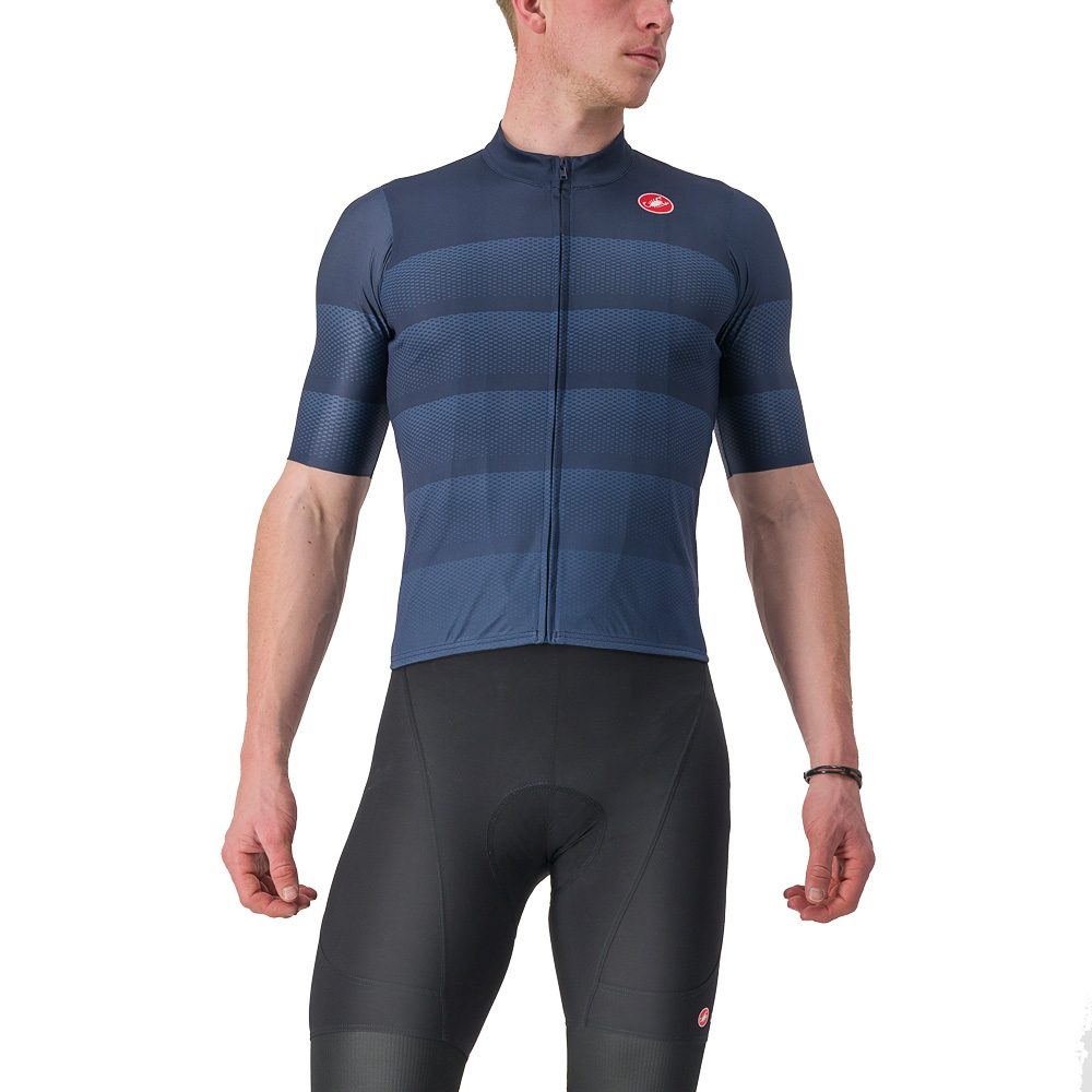 Castelli Livelli Radtrikot Herren belgian blue