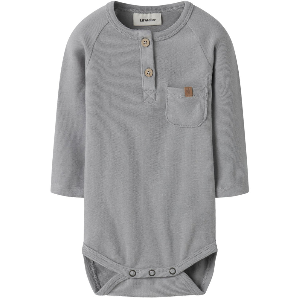 Køb Lil'Atelier Ultimate Grey Nbmluno Ls Slim Body Lil
