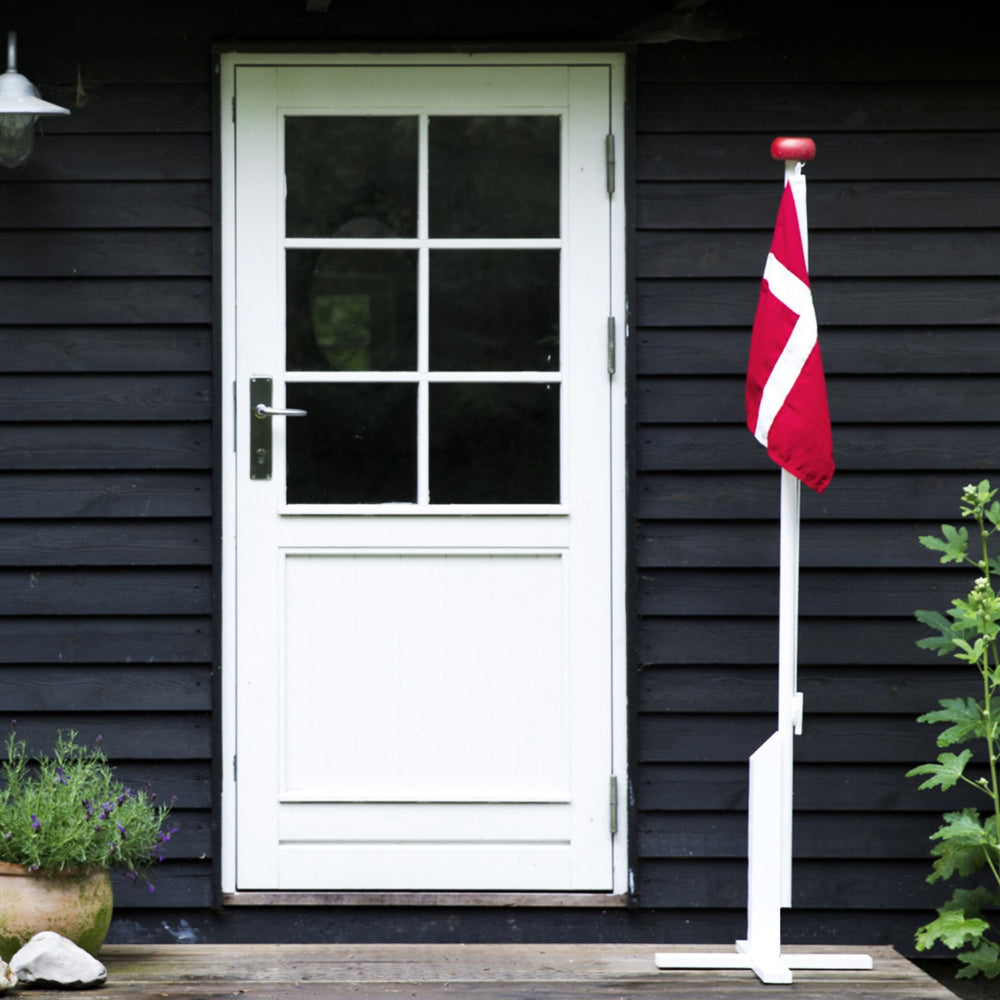Flagstang m. Dannebrogsflag - 180cm