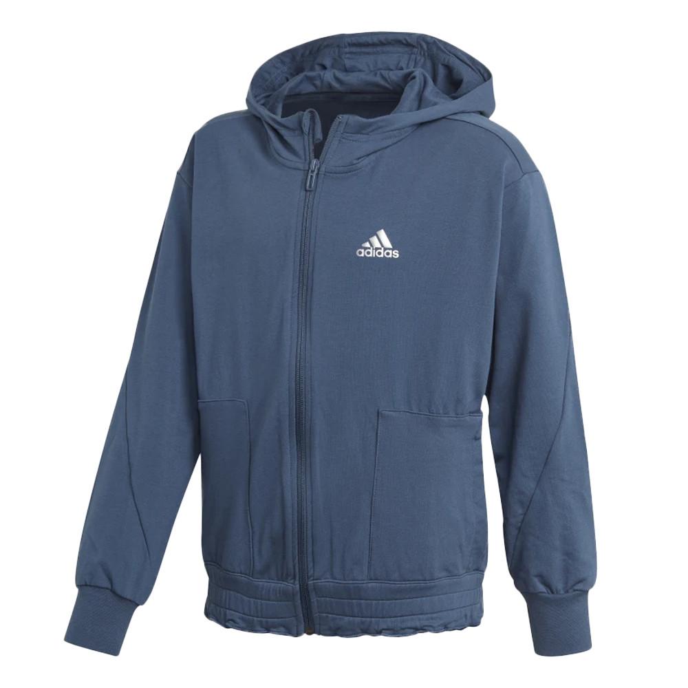 Adidas Sweat zippé Bleu garçon Adidas Dance