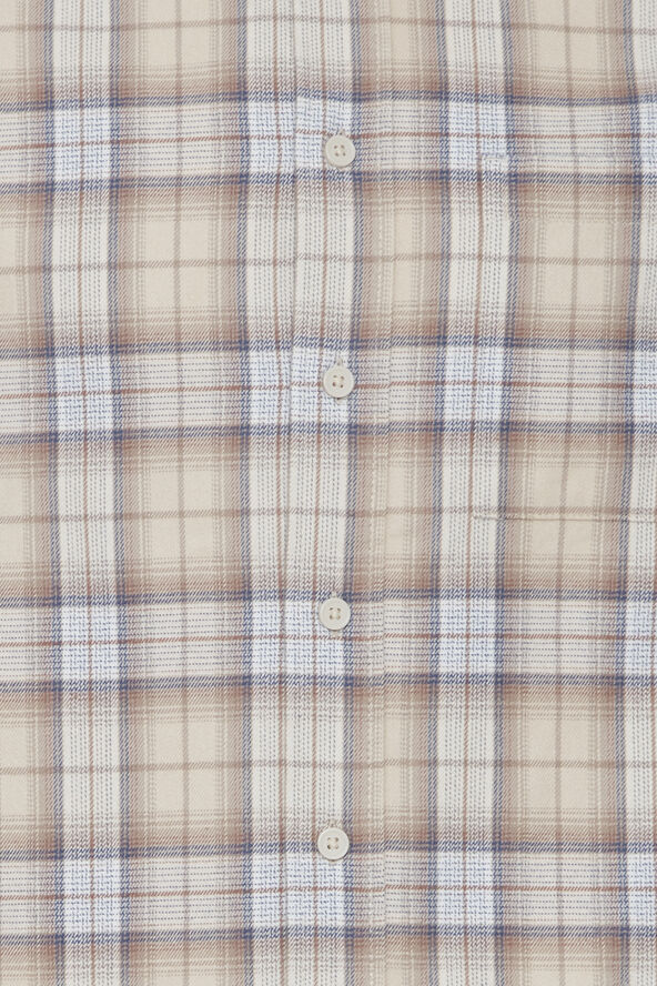 Casual Friday CFANTON LS checked shirt Silver mink