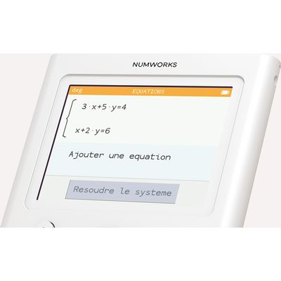 Calculatrice graphique NumWorks - Edition Python - blanche