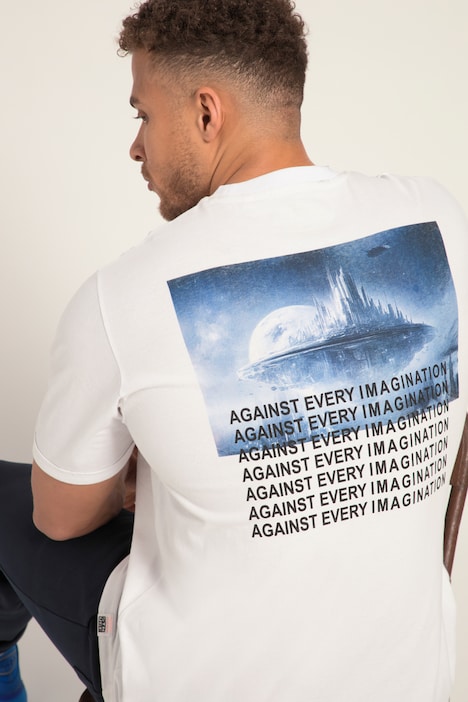 STHUGE T-Shirt, Halbarm, Rückenprint, bis 8 XL