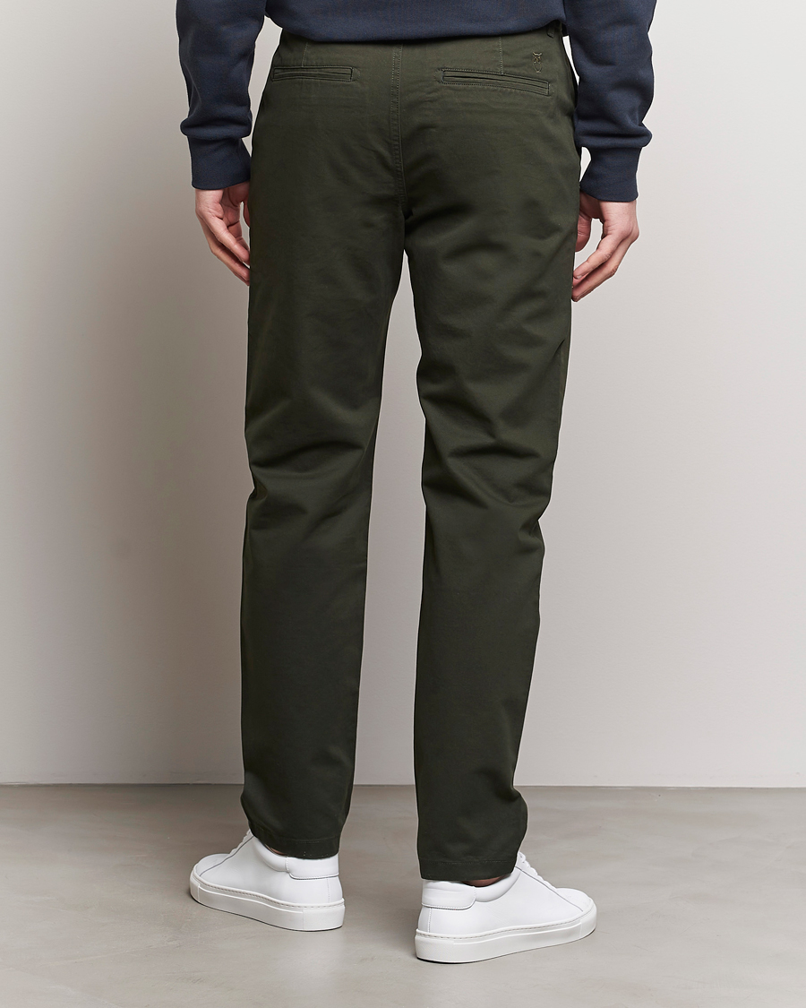 KnowledgeCotton Apparel Chuck Regular Cotton Twill Chino Forest Night