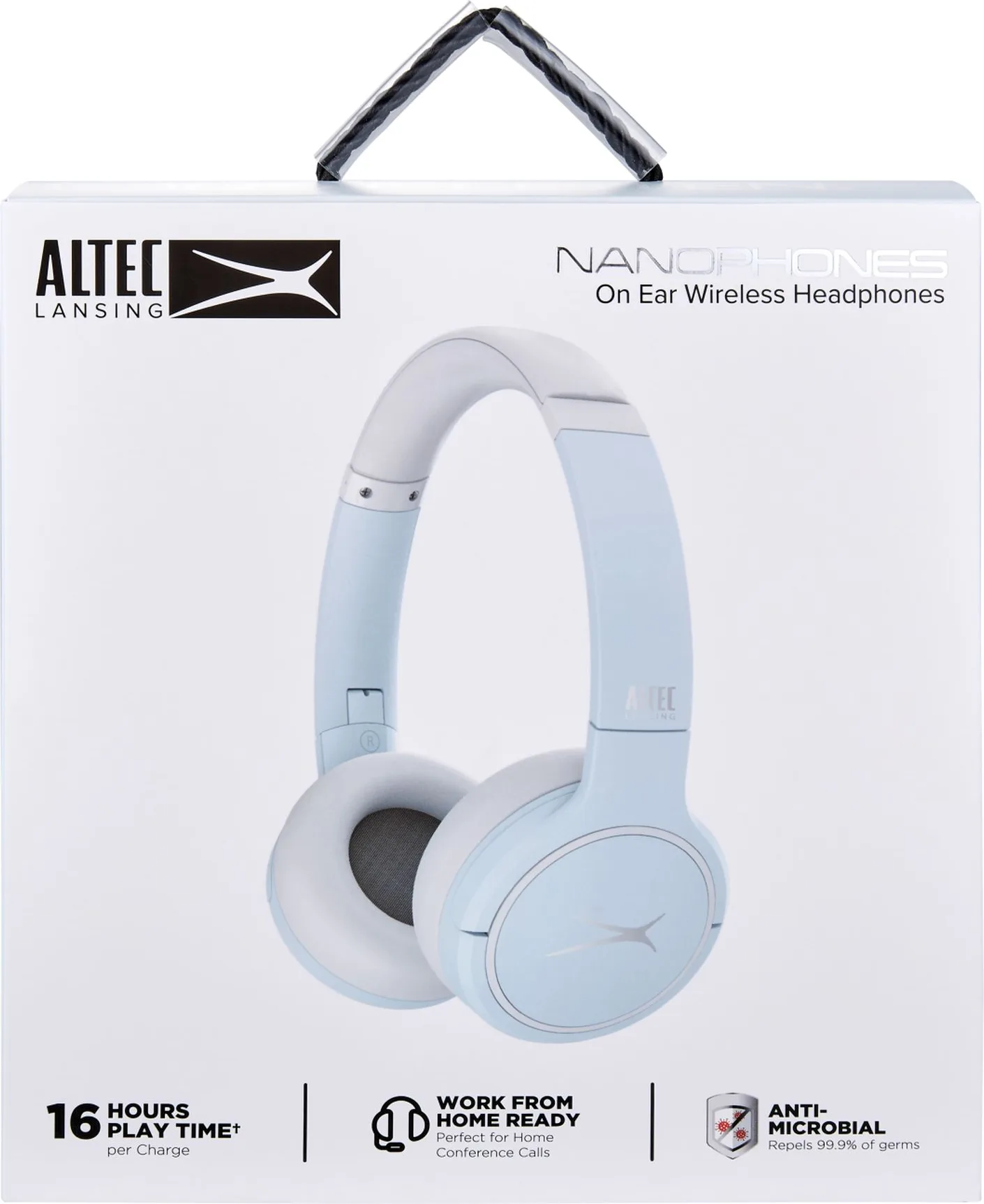 Altec Lansing NanoPhone Wireless Bleu Casques Bluetooth