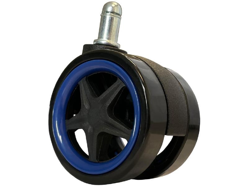 LC-Power Rollen LC-CASTERS-DRIFT 5er Set Blau Gaming-Rollenset