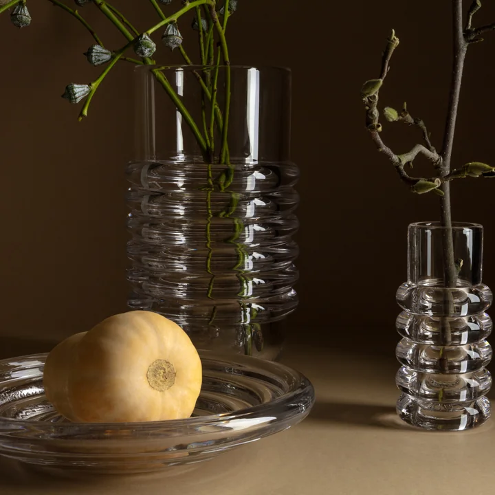 Tom Dixon - Press Vase medium, transparent