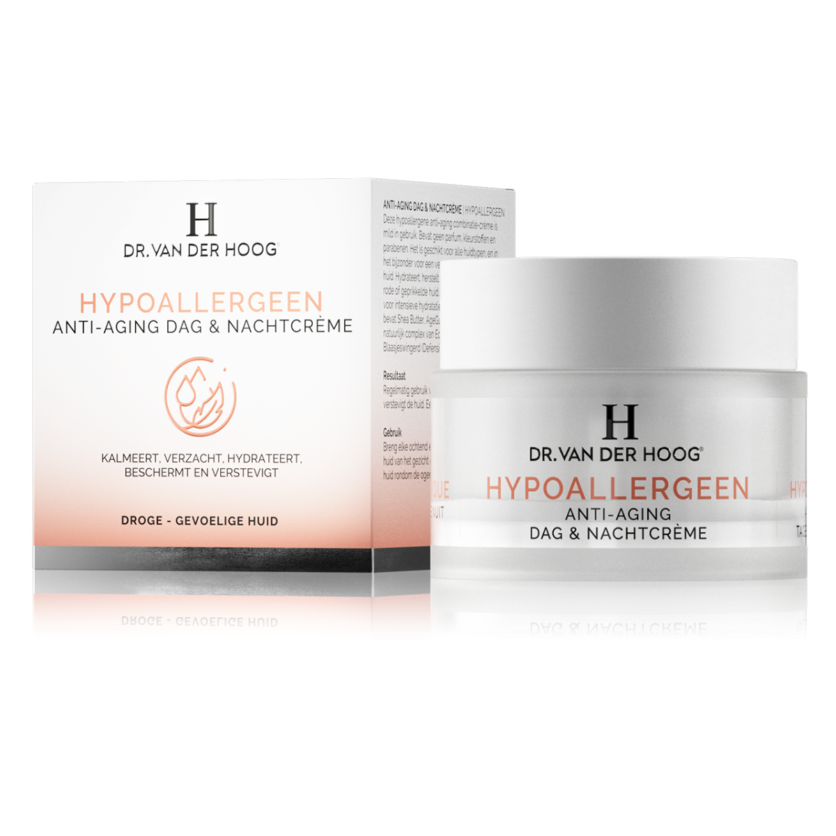 Dr. Van Der Hoog Dag & Nachtcreme Anti aging Hypoallergeen (50 ml)