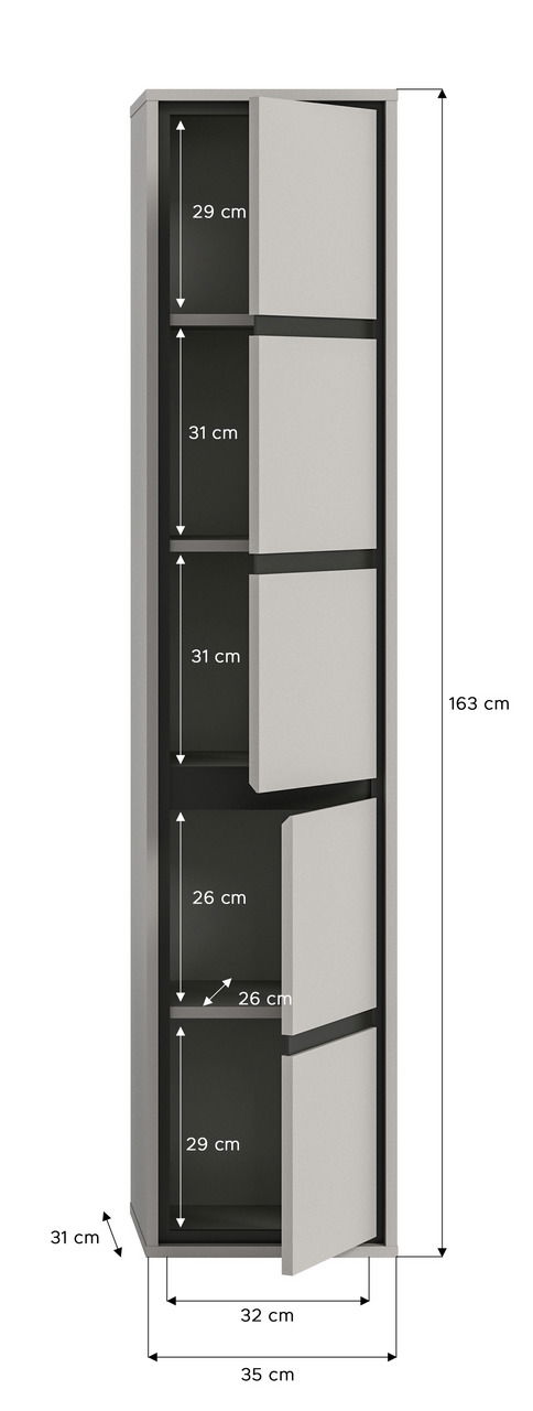 MID.YOU Hochschrank JARU