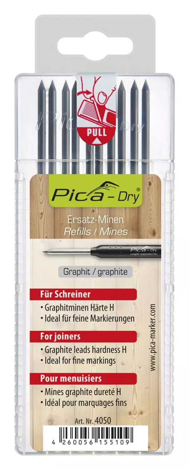 Pica 4050 Dry Navulling in blister - Timmerlieden/Meubelmakers (10st)