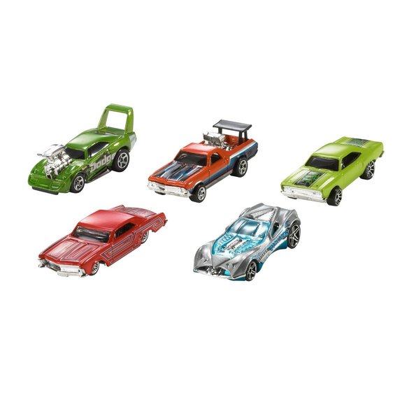 Coffret 10 petites voitures Hot Wheels