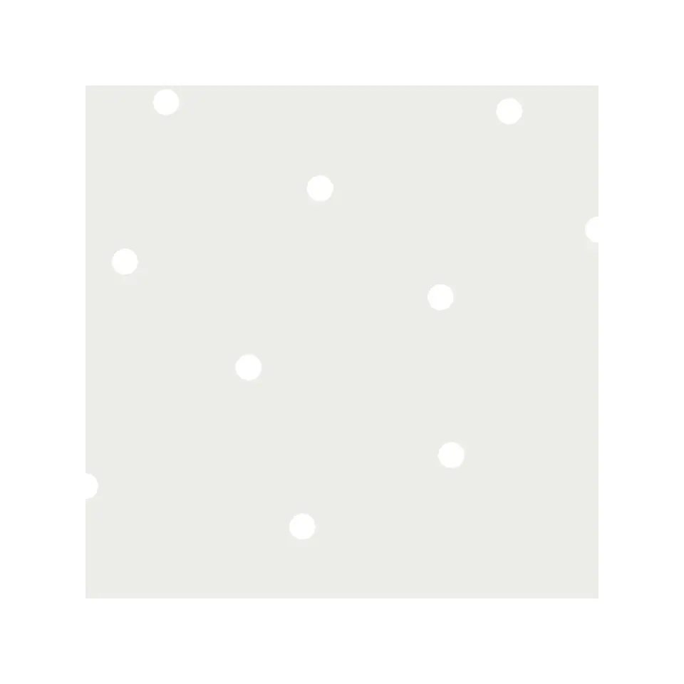 Dutch Wallcoverings - Make Believe Dotty grijs/wit - 0,53x10,05m