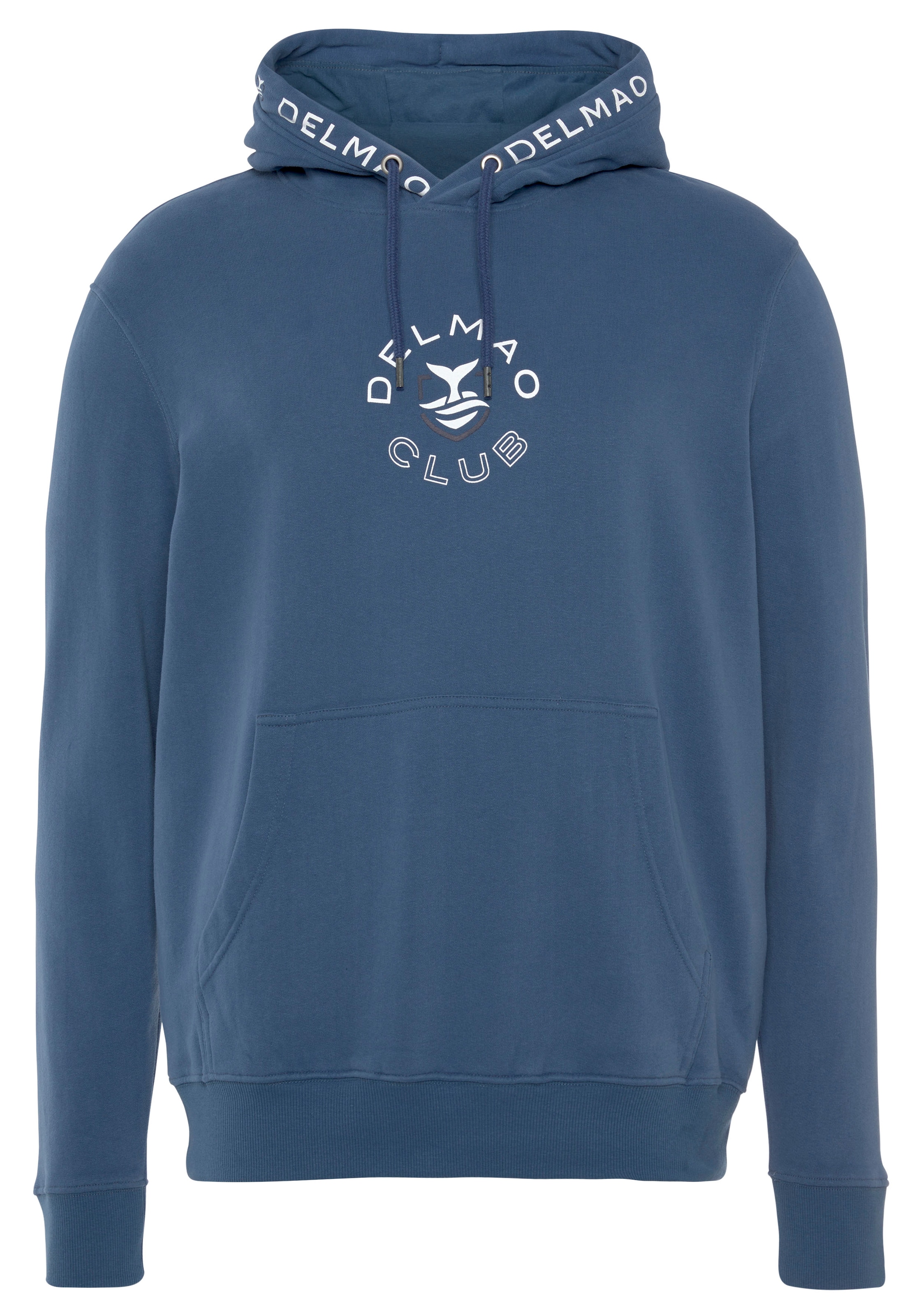 DELMAO Kapuzensweatshirt , Langarm,  lockere Passform,  mit Print und Stickerei,  mit Kapuze