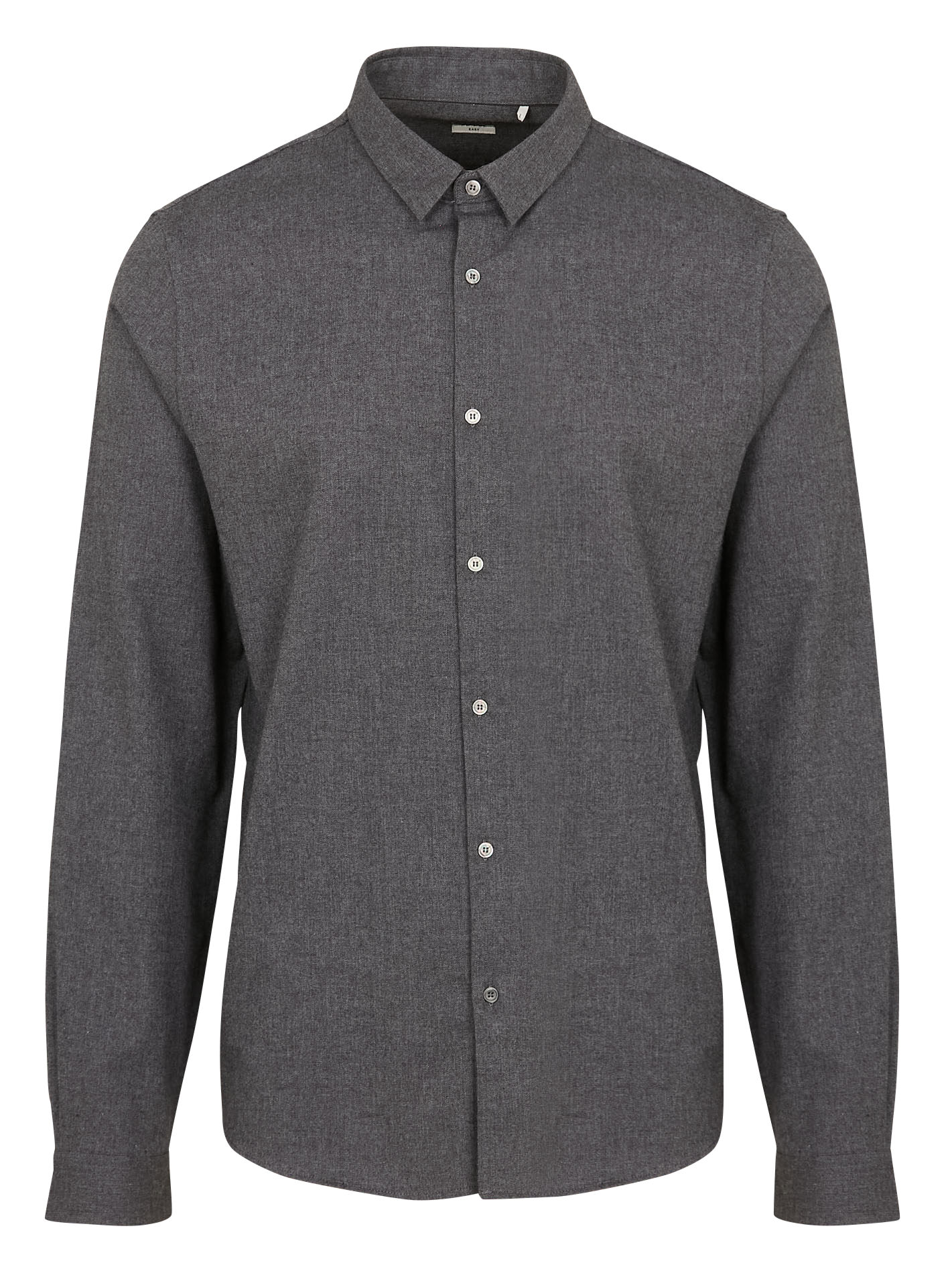 Chemise col classique en coton | Gris