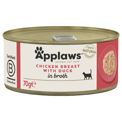 Applaws Tin Chicken Breast & Duck 24x70g