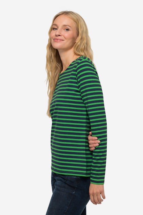 Ringelshirt, Rundhals, Langarm