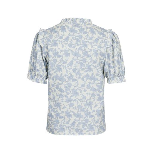 Neo Noir Rosalie Garden Elegance Bluse, Light Blue, 36