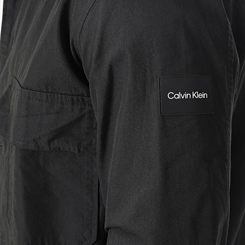 Chemise Manches Longues Cotton Nylon Overshirt 9920 Noir