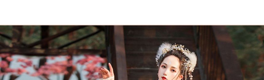 Francoix - Hanfu-kostuumset met klokmouwen en borduurwerk
