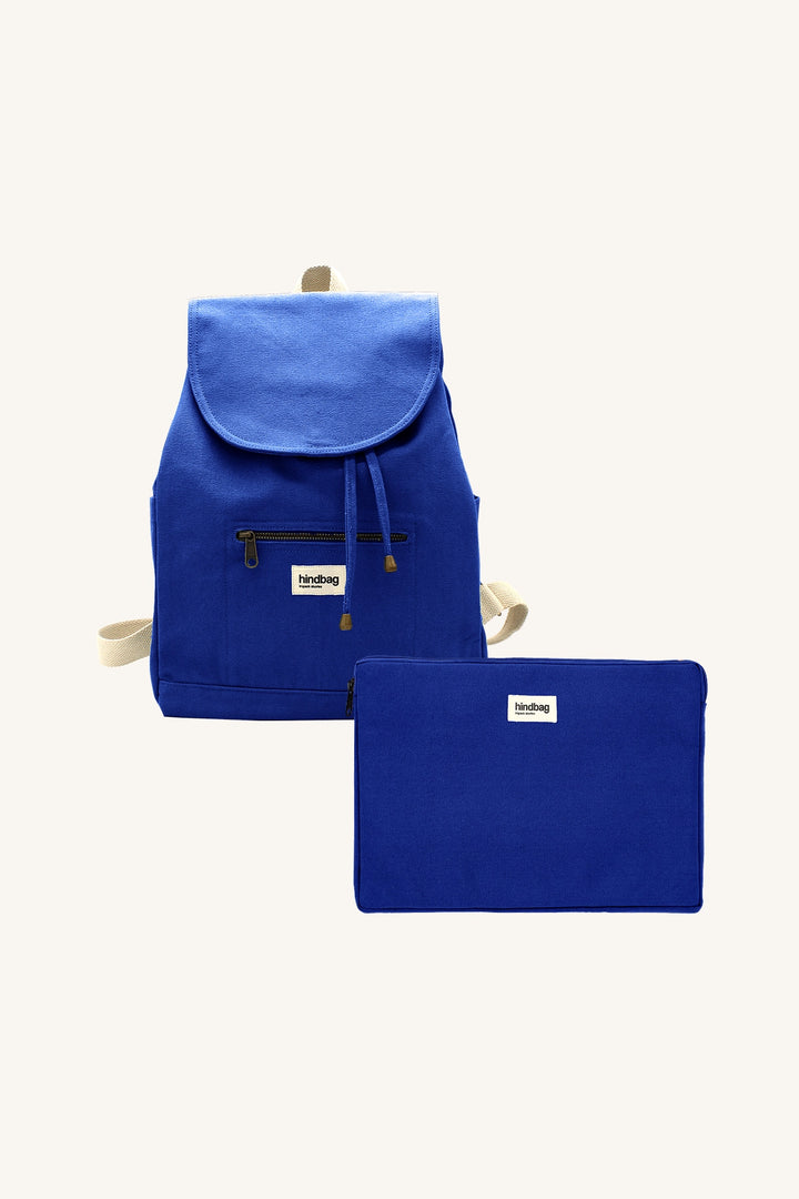 Pack urbain bleu électrique
