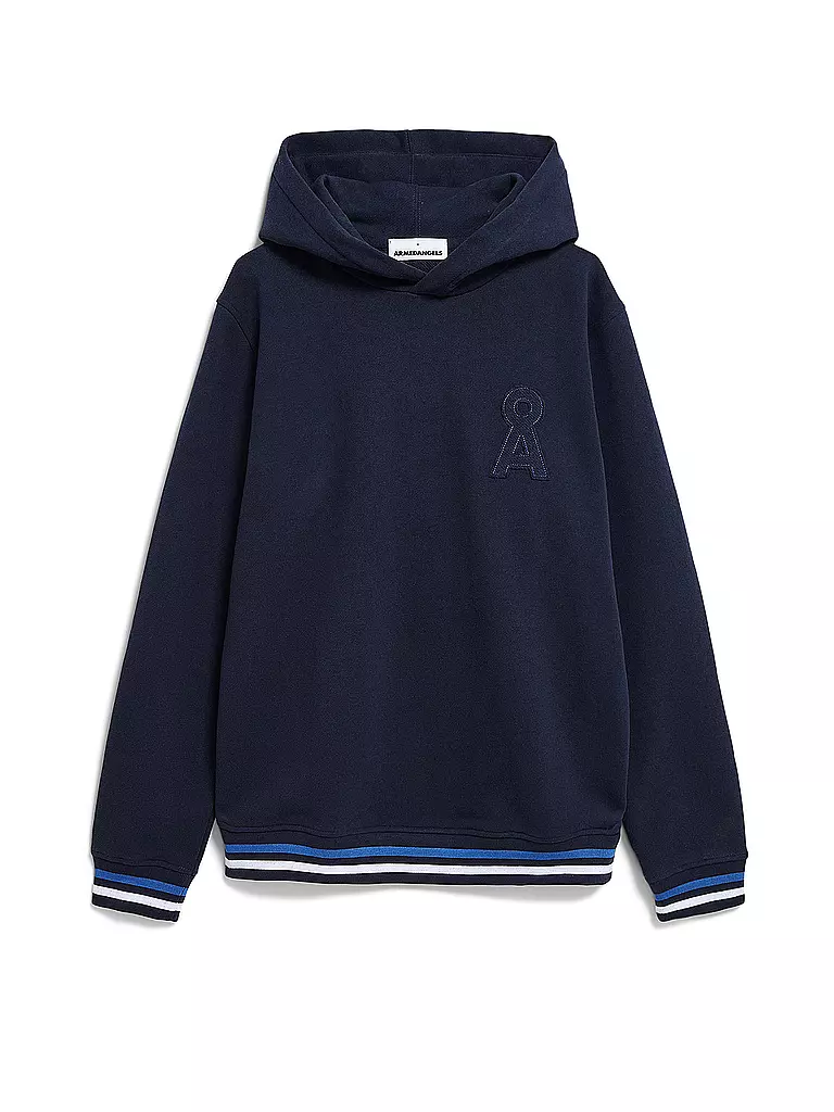 ARMEDANGELS Kapuzensweater - Hoodie NAAVO AW COLLEGE blau