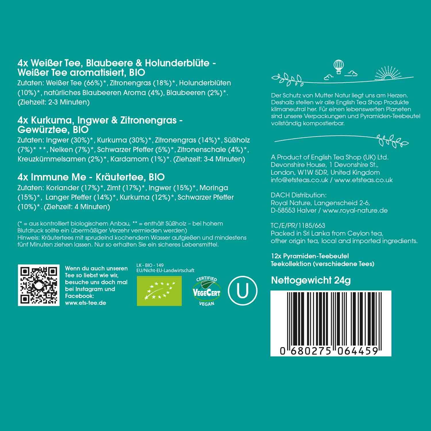 ETS - Wellness Tee Kollektion bio - Teegeschenk