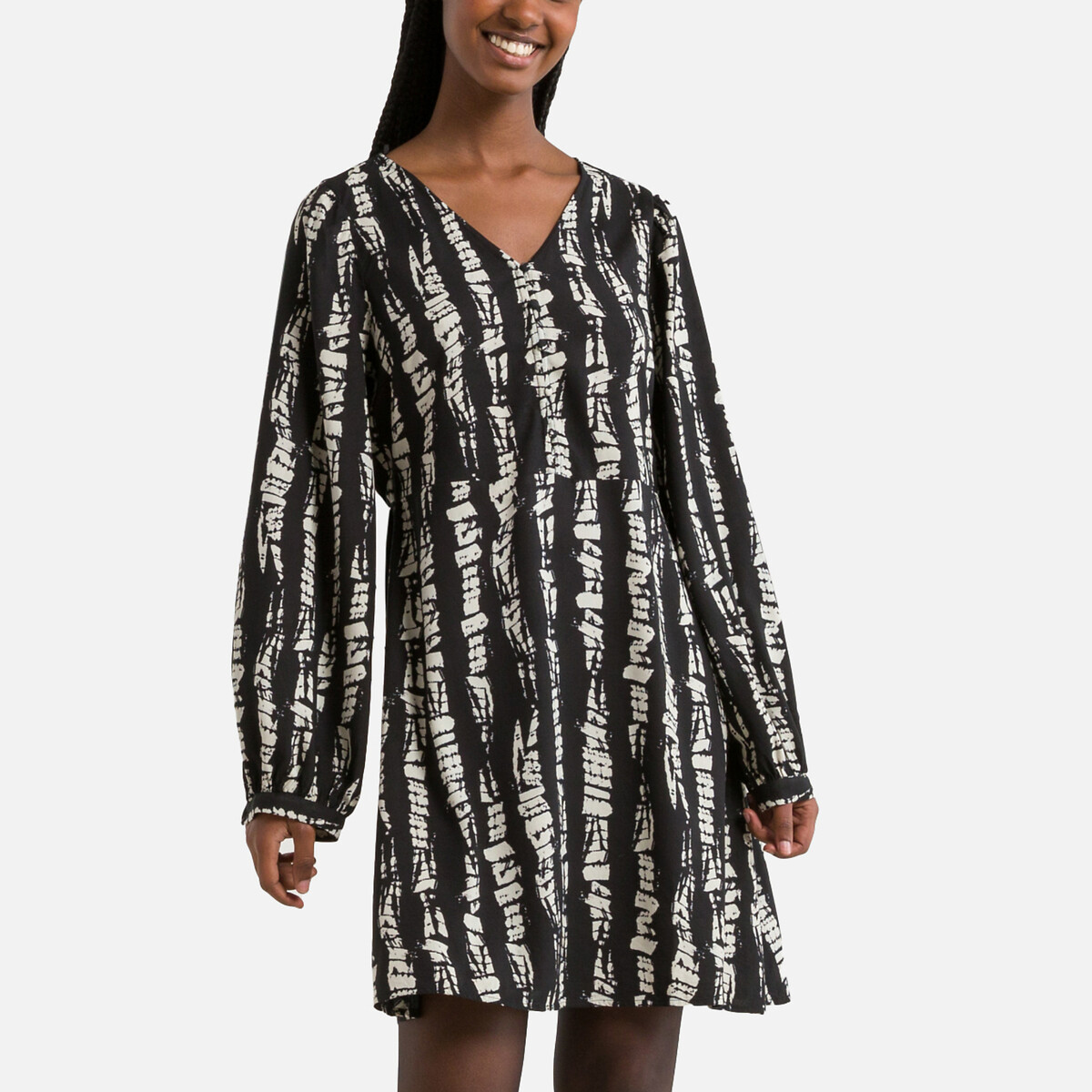 VERO MODA<br>Vestido curto estampado