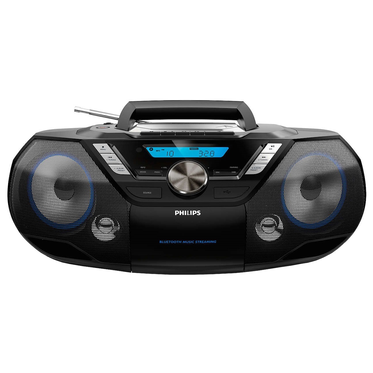 Philips CD- og kassettspiller AZB798T/12 (sort)