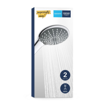 Grohe douchekop Quickfix Vitalio Joy handdouche 2 standen ø 11 cm chroom