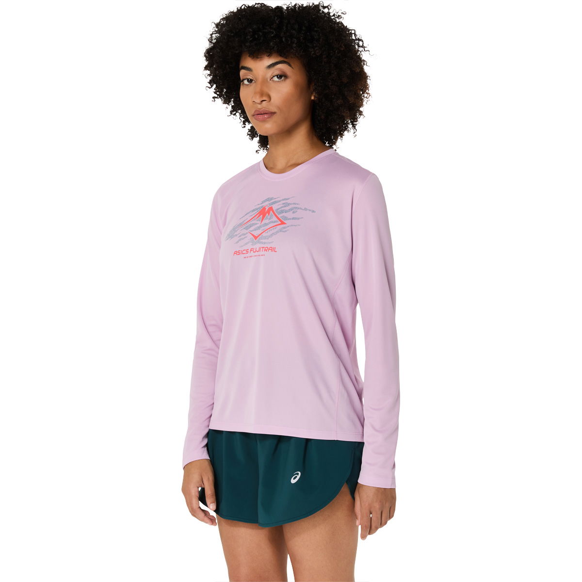 ASICS Fujitrail Logo Langærmet Løbe T-shirt Dame