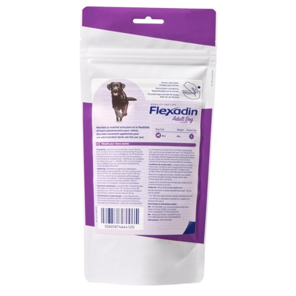 Flexadin Adult Dog Kauwbrokjes70 stuks