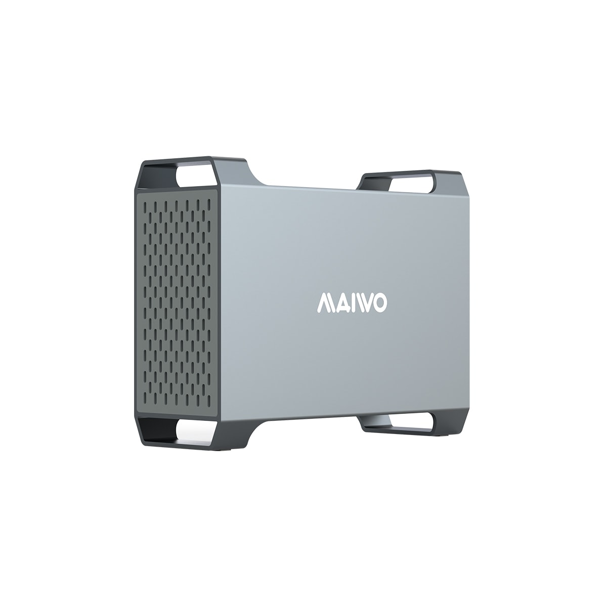MAIWO K35282C USB-C 3.1 eksternt kabinett aluminium for 2x 3,5
