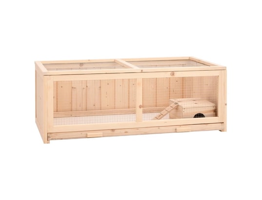 VIDAXL - Cage à hamster 104x52x38 cm bois massif de sapin