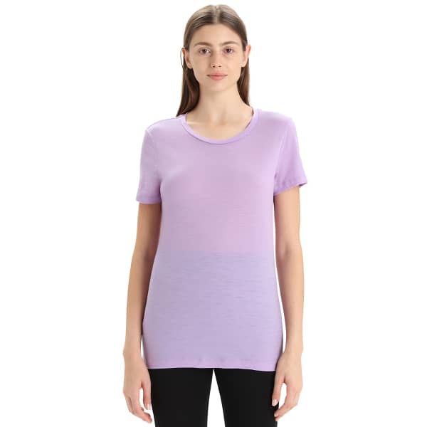 T-shirt randonnée ICEBREAKER MERINO W TECH LITE II SS TEE PURPLE GAZE