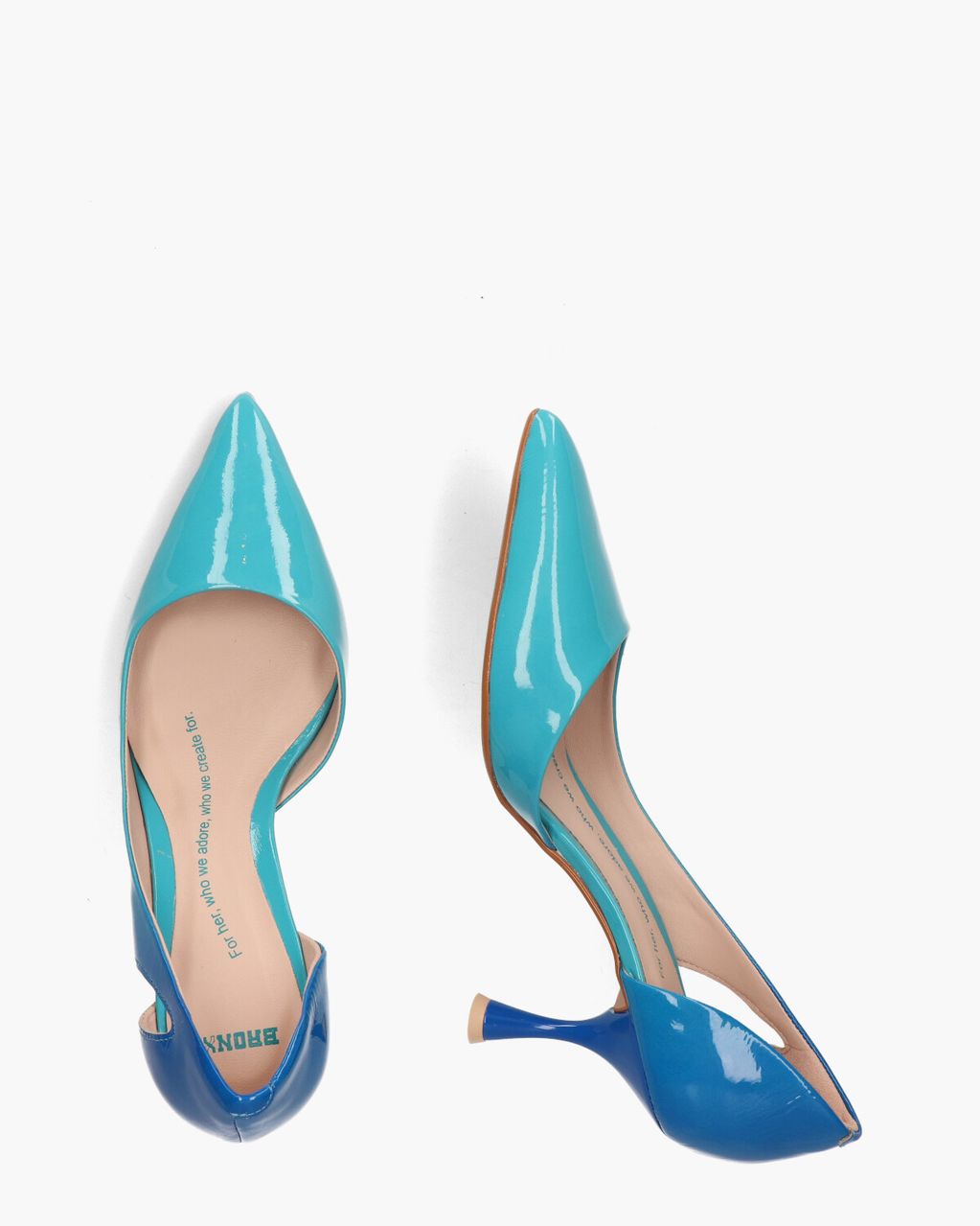 Bronx New Vivian Blauw Damespumps