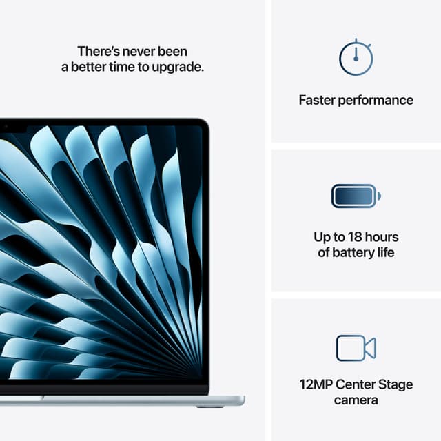 MacBook Air 15 M4 16/512GB (Himmelblå)